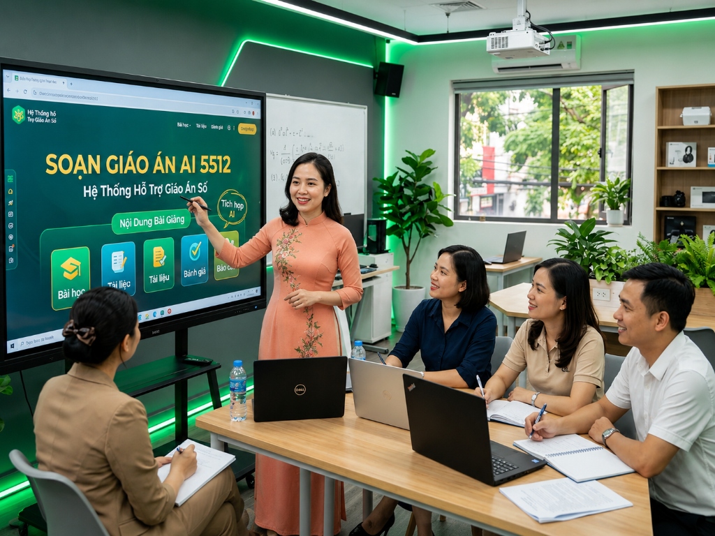 AI Soạn Giáo Án 5512 & Năng Lực Số